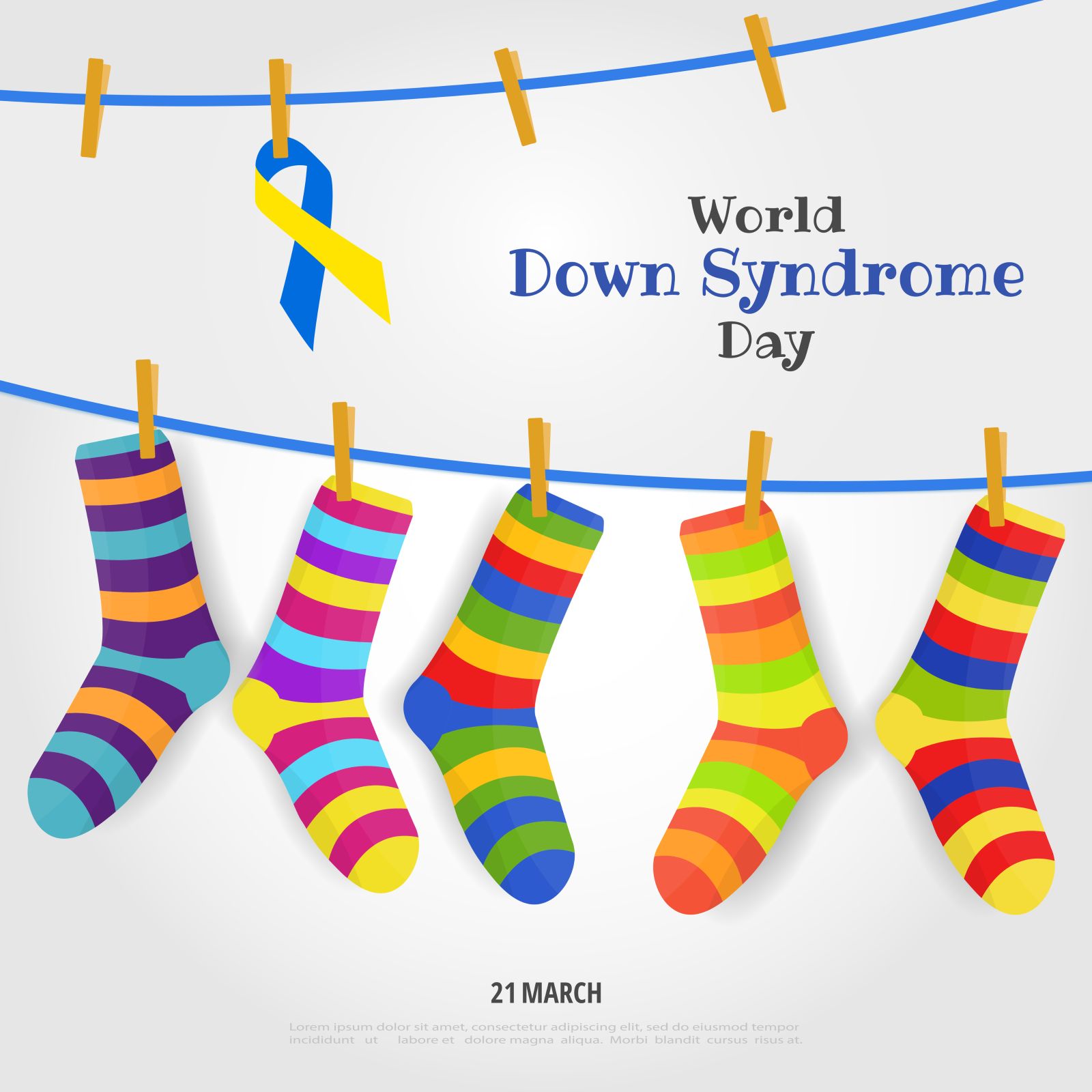 Graphic for World Down syndrome Day